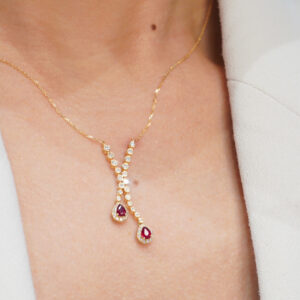 A simple but stunning ruby necklace WX-103898