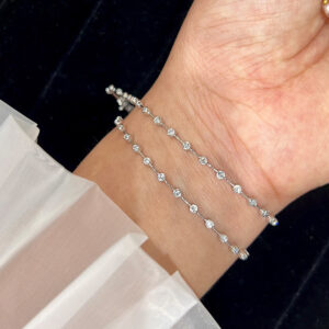 Single Diamond Bubble Diamond Bracelet WX-104004